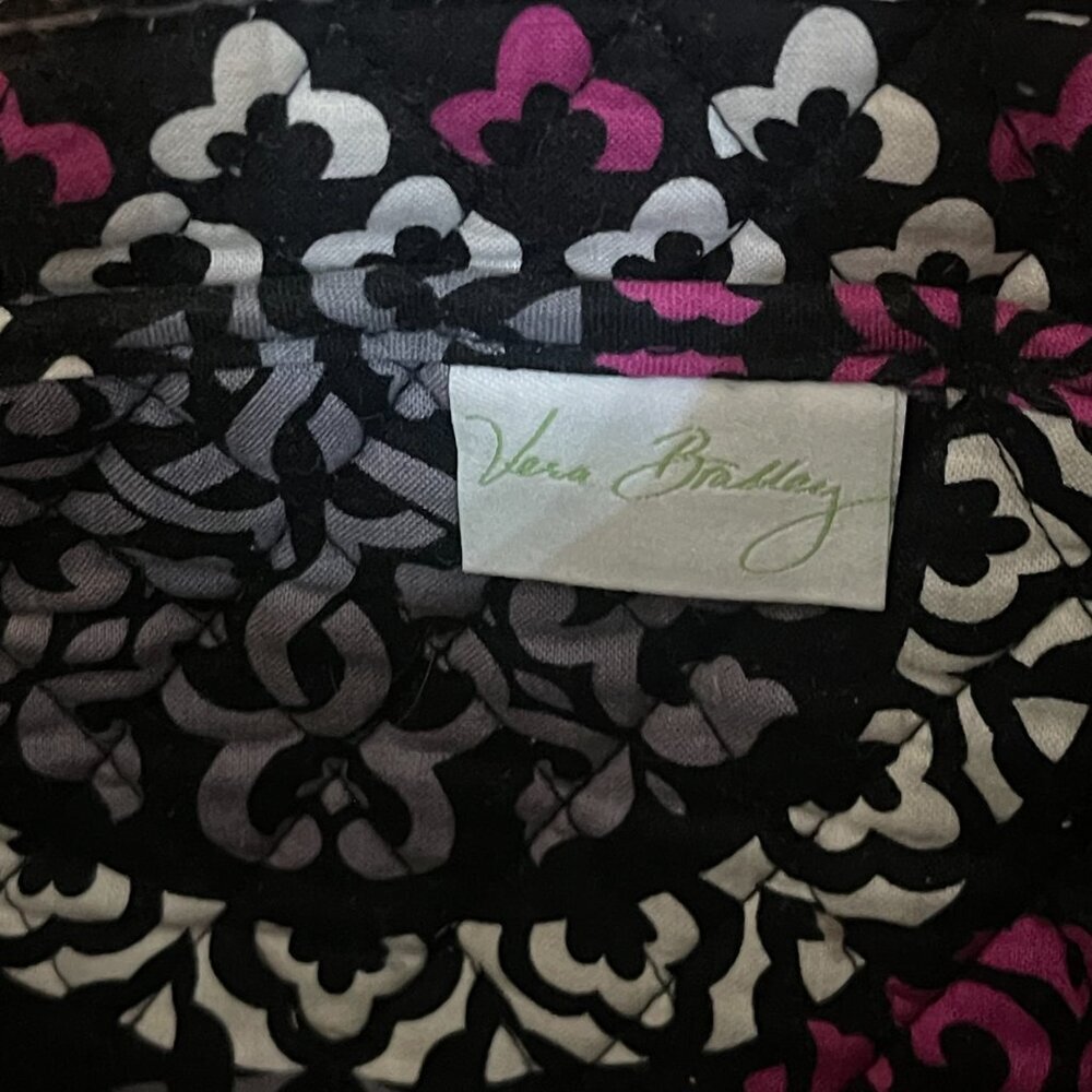 Vera Bradley Canterbury Tote – Canterberry Magenta Retired Print - Picture 5 of 10